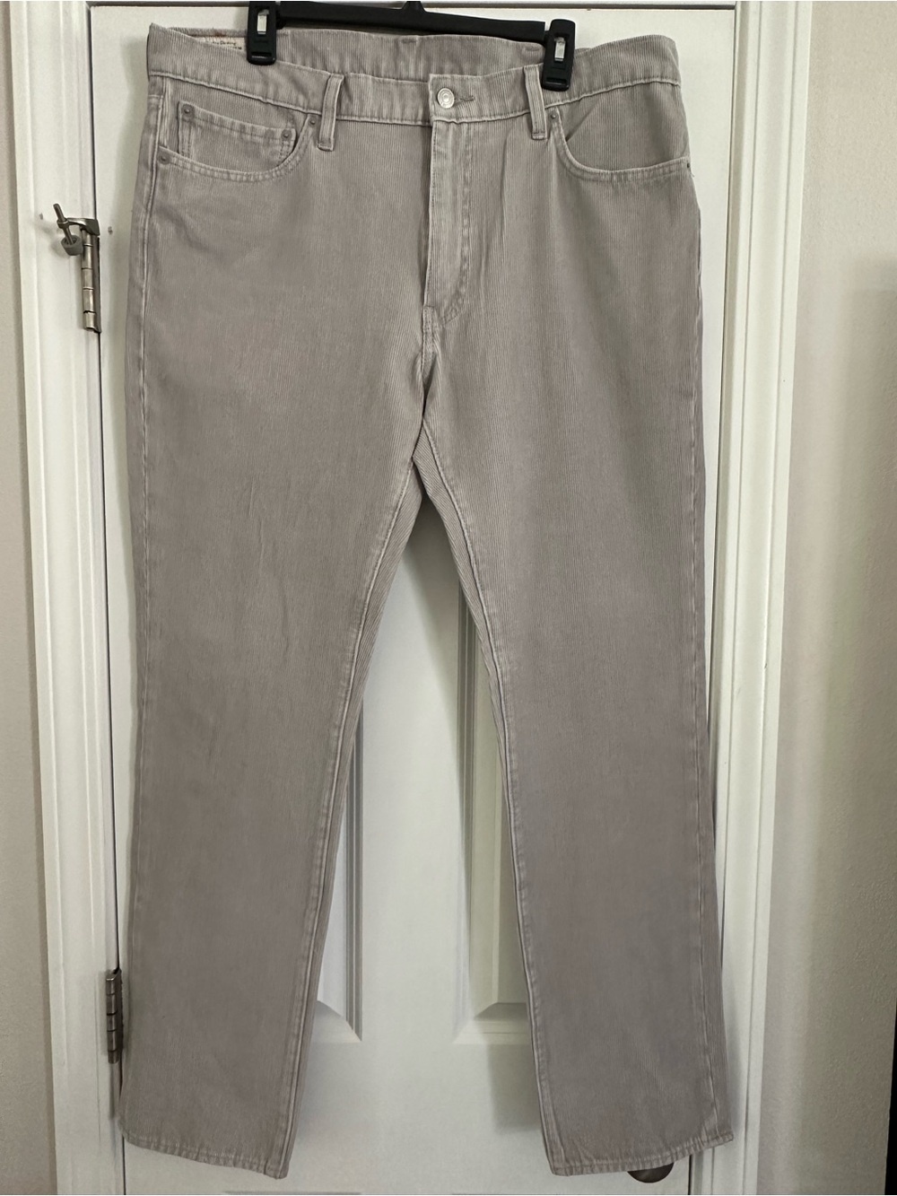 Levi's‎ Premium 511 Men's 38x32 Straight Leg Corduroys Light Gray, Casual